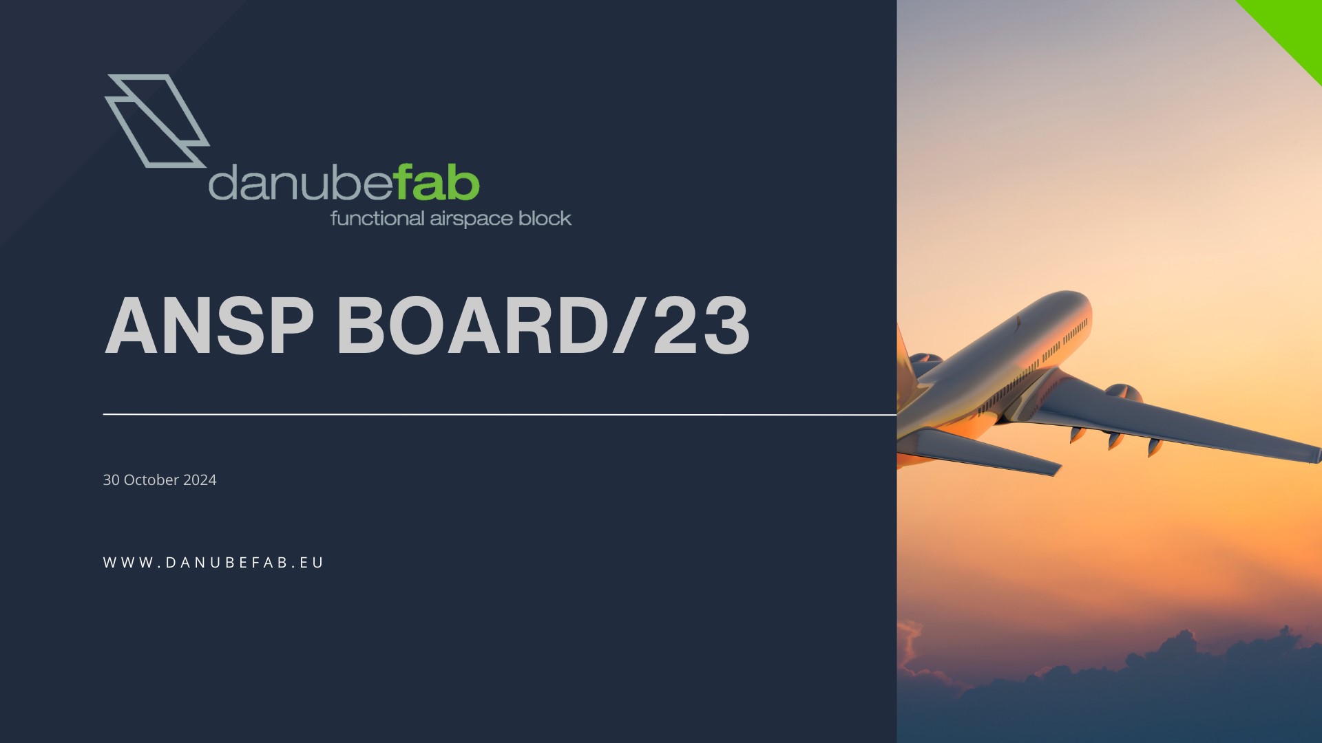 23rd DANUBE FAB ANSP Board Meeting